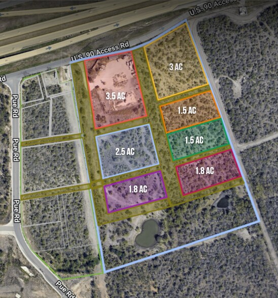 999 W US HWY 90, San Antonio, TX à louer - Plan de site – Image 2 sur 9