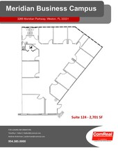 3265 Meridian Pkwy, Weston, FL à louer Plan d’étage– Image 1 sur 1