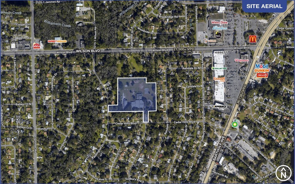 3825 Aldington Dr, Jacksonville, FL à vendre - Plan de site – Image 2 sur 3