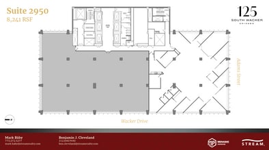 125 S Wacker Dr, Chicago, IL à louer Plan d’étage– Image 1 sur 1