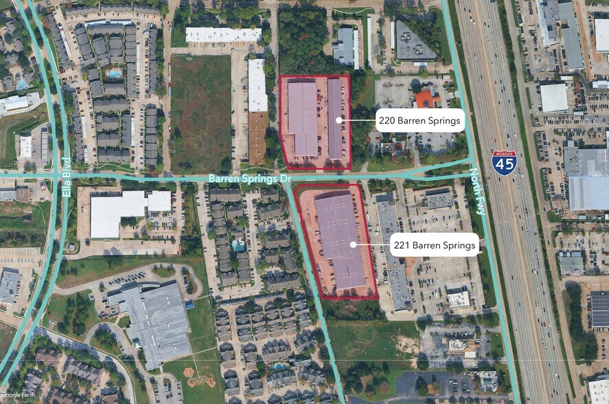 220 Barren Springs Dr, Houston, TX à louer - Aérien – Image 2 sur 41