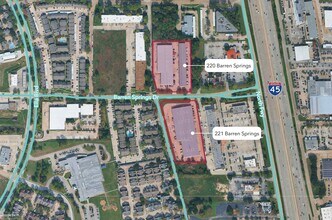 220 Barren Springs Dr, Houston, TX - VUE AÉRIENNE  vue de carte - Image1