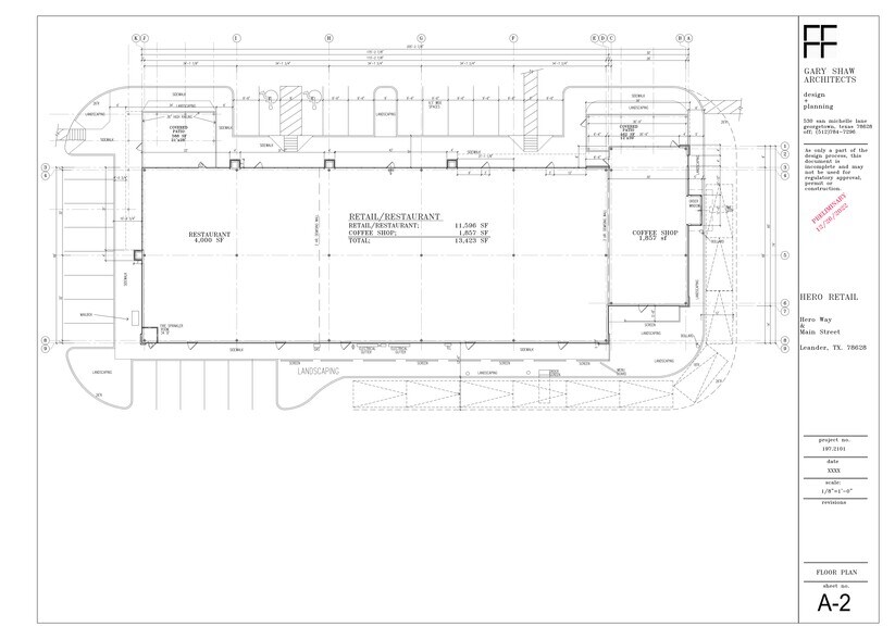 Hero Way & Main Street, Leander, TX à louer - Plan de site – Image 2 sur 3