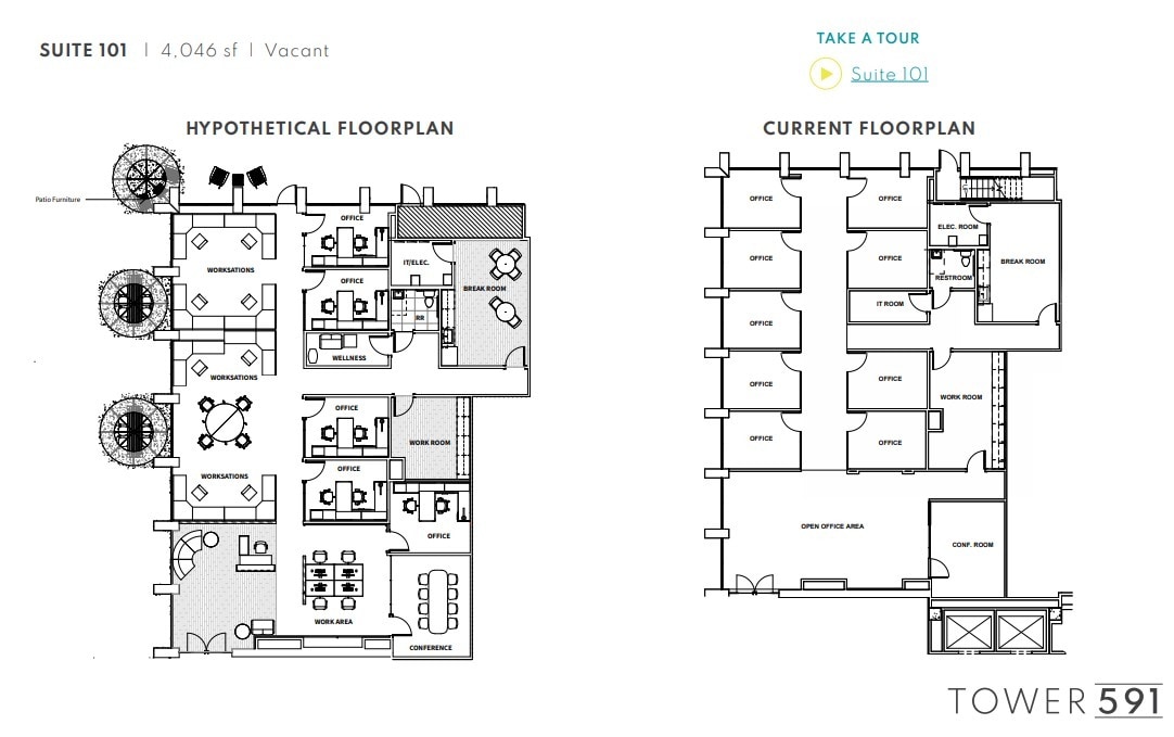 591 Camino de la Reina, San Diego, CA à louer Plan d’étage– Image 1 sur 1