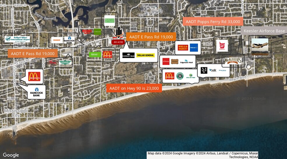 1930 E Pass Rd, Gulfport, MS à vendre - Photo de l’immeuble – Image 2 sur 2