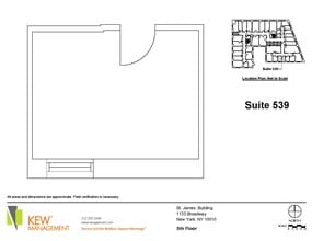 1133 Broadway, New York, NY à louer Plan d’étage– Image 1 sur 1