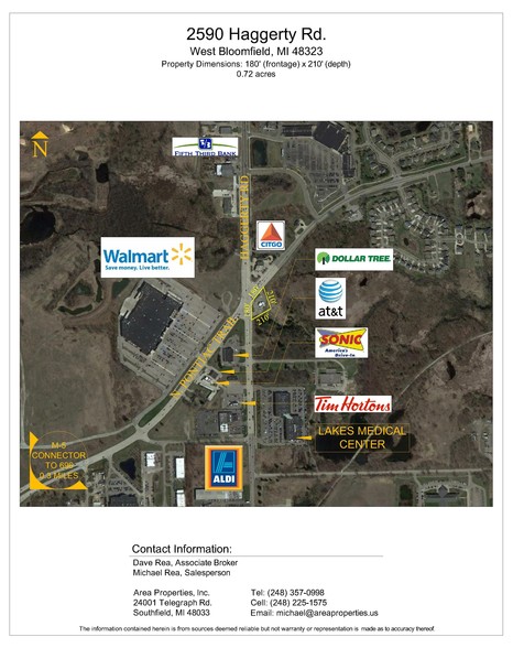 2590 Haggerty Rd, West Bloomfield, MI à louer - Photo de l’immeuble – Image 2 sur 3