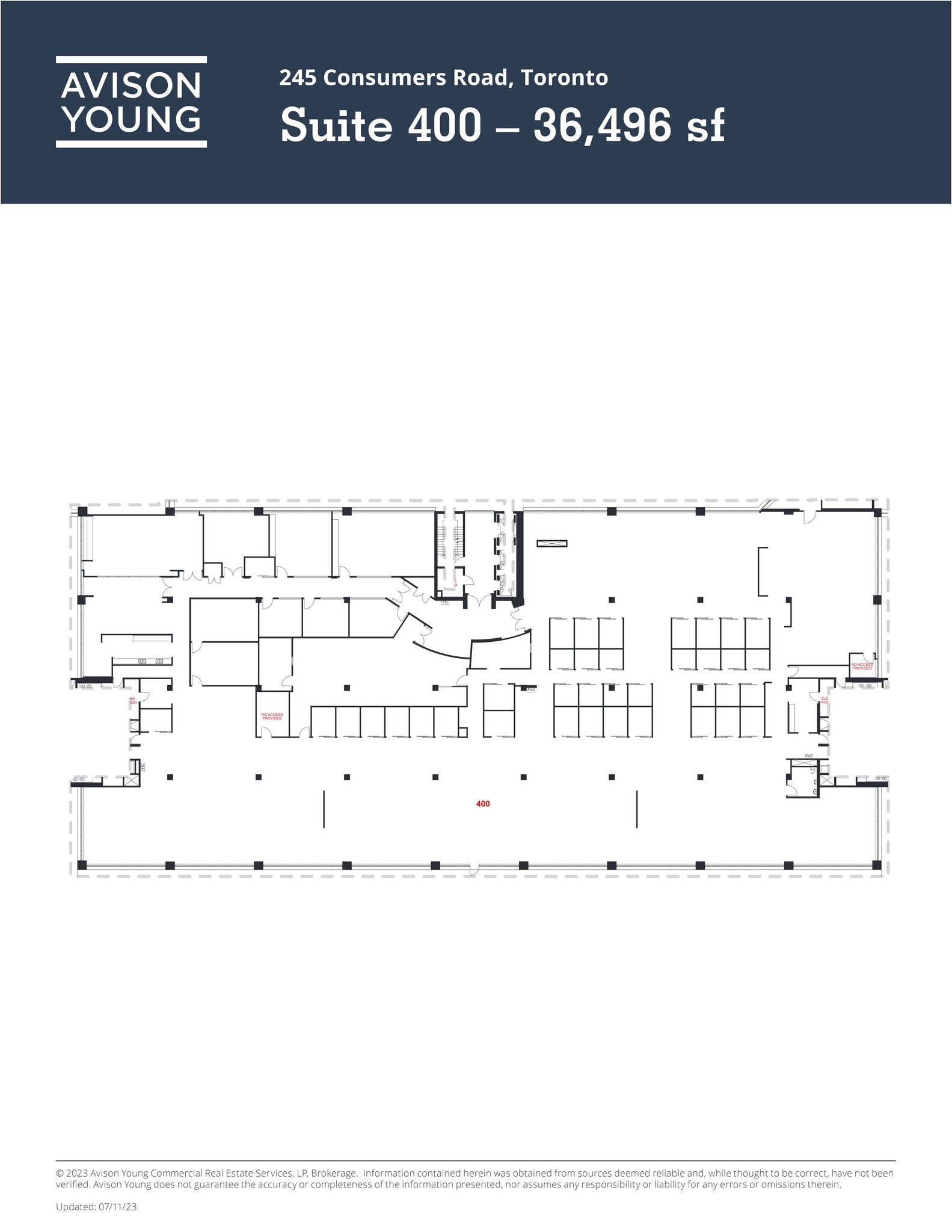 245 Consumers Rd, Toronto, ON à louer Plan de site– Image 1 sur 1