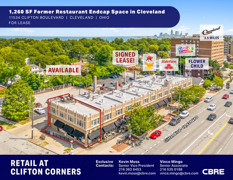 11508-11534 Clifton Blvd, Cleveland, OH à louer - Photo principale – Image 1 sur 4