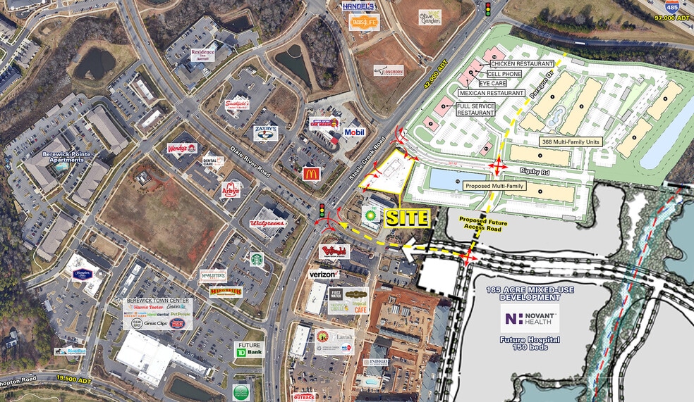 9301 Steele Creek rd, Charlotte, NC à louer - Aérien – Image 2 sur 4