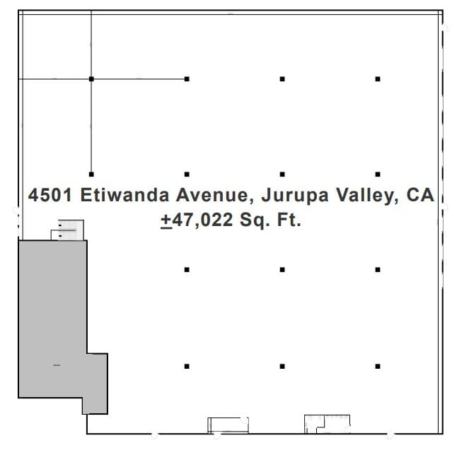 4501 Etiwanda Ave, Jurupa Valley, CA à louer Plan d’étage– Image 1 sur 2
