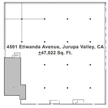 4501 Etiwanda Ave, Jurupa Valley, CA à louer Plan d’étage– Image 1 sur 2