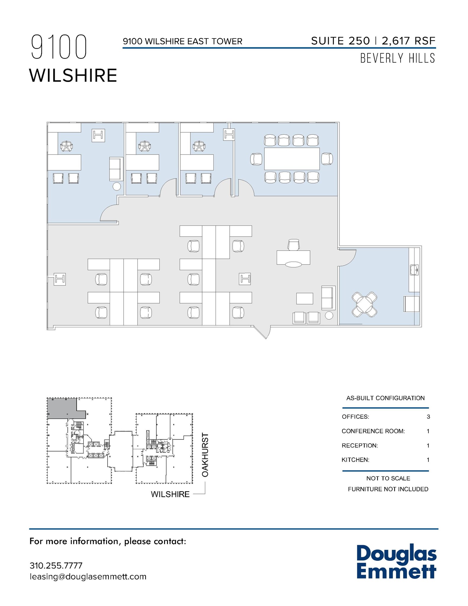 9100 Wilshire Blvd, Beverly Hills, CA à louer Plan d’étage– Image 1 sur 1