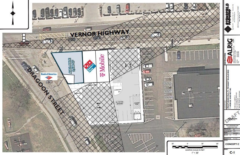 6171 W Vernor Hwy, Detroit, MI à louer Plan d’étage– Image 1 sur 1