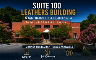 Plus de détails pour 675 Pulaski St, Athens, GA - Local commercial à louer