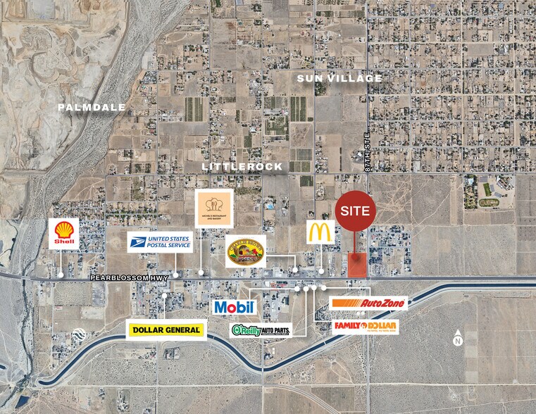 NW Corner of 87th East & State Highway 138 st, Littlerock, CA à vendre - Photo principale – Image 1 sur 1