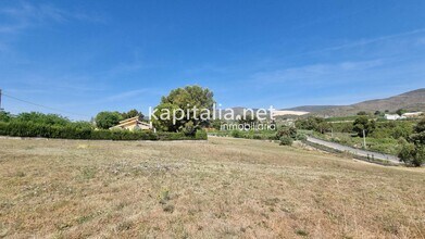 Ontinyent, VAL - Vue aérienne vue de carte
