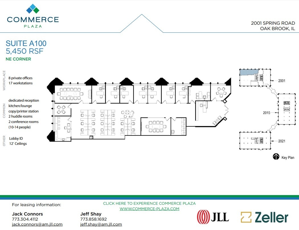 2001 Spring Rd, Oak Brook, IL à louer Plan d’étage– Image 1 sur 1
