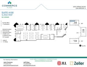 2001 Spring Rd, Oak Brook, IL à louer Plan d’étage– Image 1 sur 1