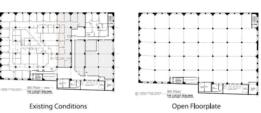 1015-1023 Locust St, Saint Louis, MO à vendre Plan d’étage– Image 1 sur 1
