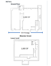 4-6 Bleecker St, New York, NY à louer Plan d’étage– Image 2 sur 10