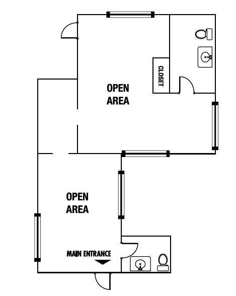 509 S 6th St, Las Vegas, NV à louer Plan d’étage– Image 1 sur 1