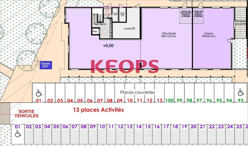 Local commercial dans Castelginest à vendre - Plan d’étage – Image 3 sur 4