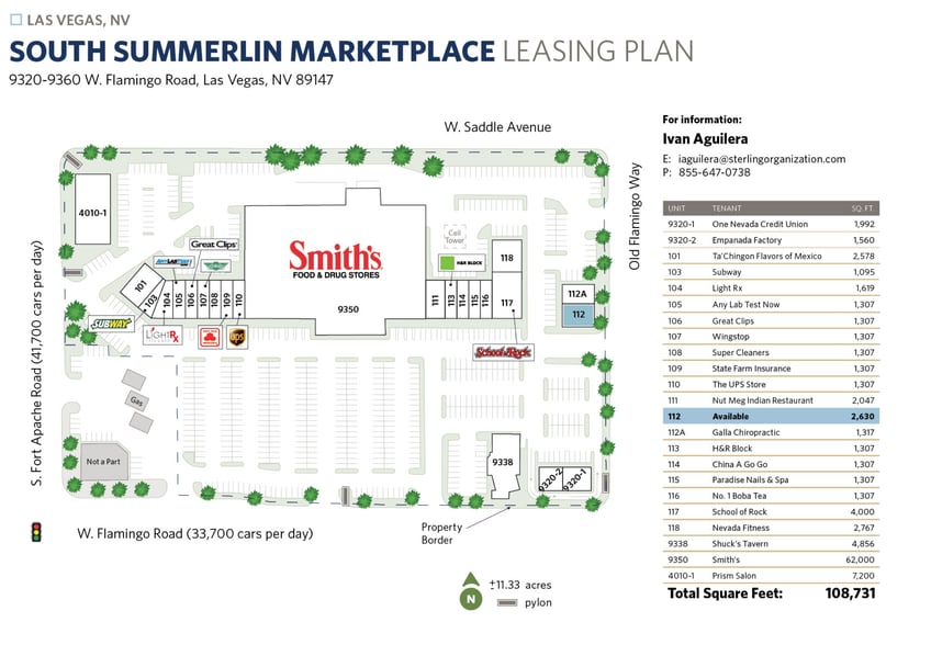 9340-9360 W Flamingo Rd, Las Vegas, NV à louer - Photo de l’immeuble – Image 3 sur 20