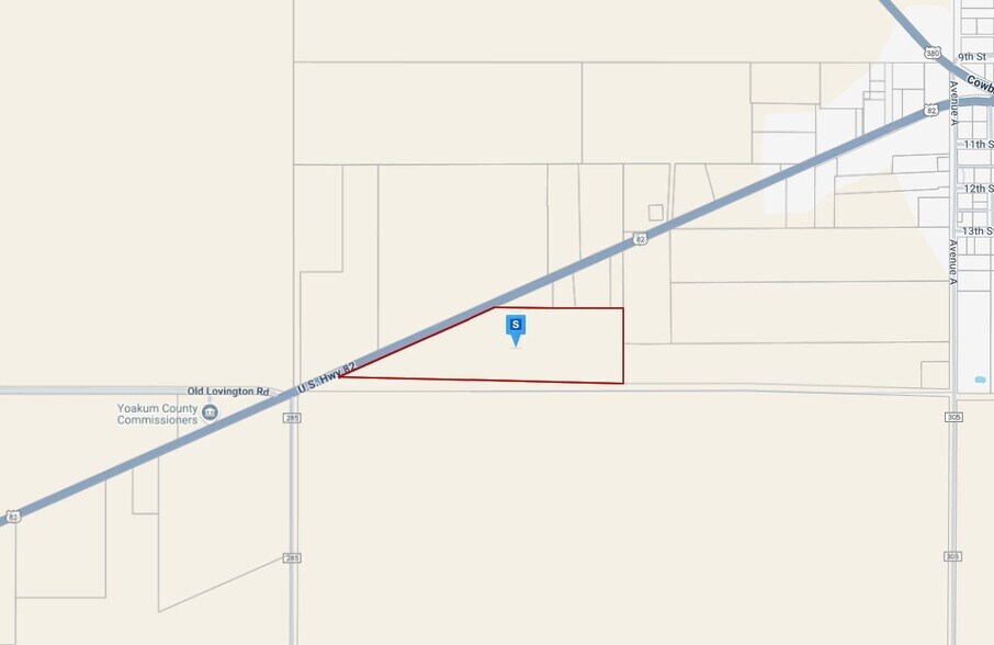 U.S. Hwy. 82, Plains, TX à vendre - Photo principale – Image 1 sur 1