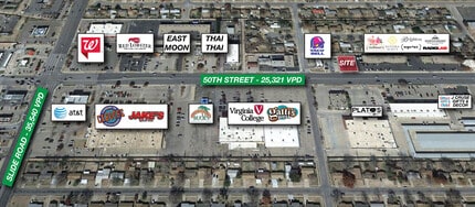 4926 50th St, Lubbock, TX - Vue aérienne  vue de carte - Image1