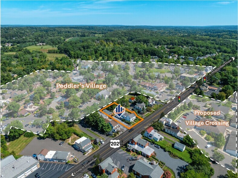 5812 Route 202, Lahaska, PA à vendre - Aérien – Image 1 sur 13