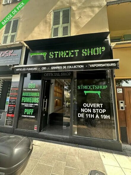 Local commercial dans Nice à louer - Photo de l’immeuble – Image 1 sur 5