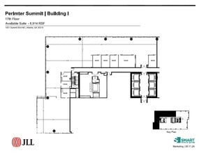 1001 Summit Blvd, Atlanta, GA à louer Plan d’étage– Image 1 sur 1