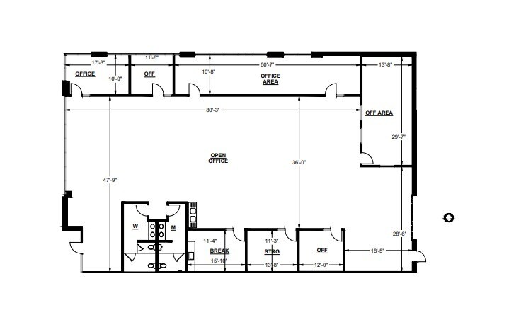 47703-47737 Fremont Blvd, Fremont, CA à louer Plan d’étage– Image 1 sur 3
