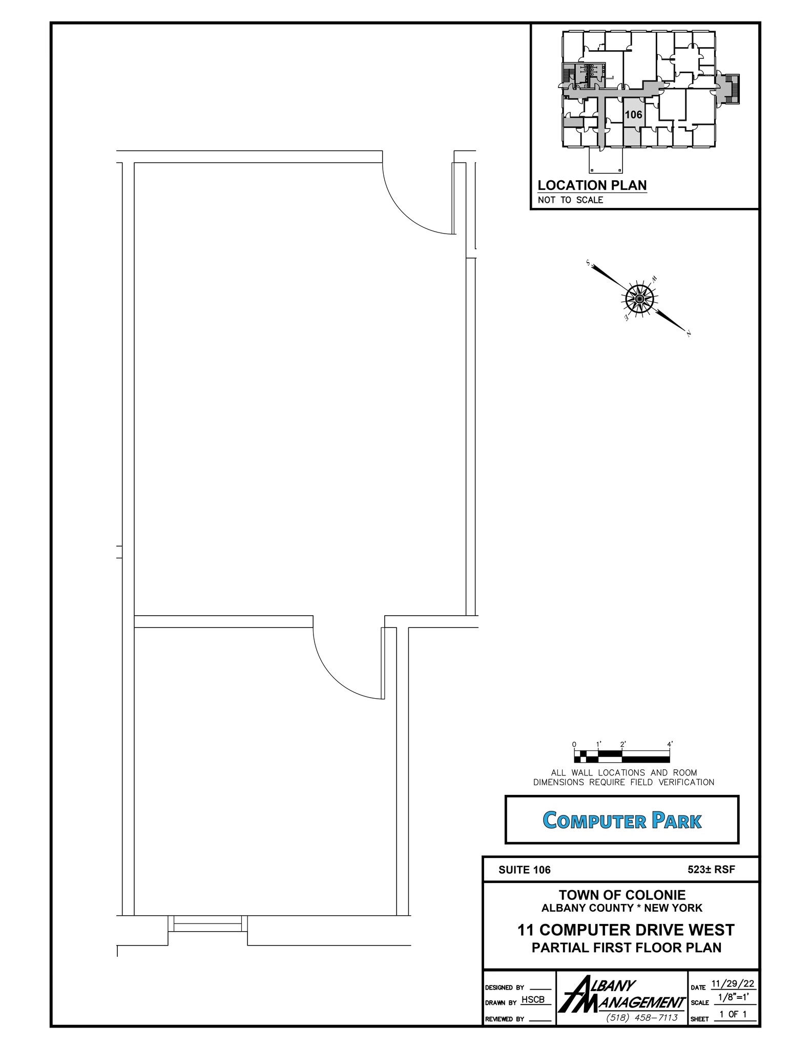 2 Computer Dr W, Albany, NY à louer Plan de site– Image 1 sur 1