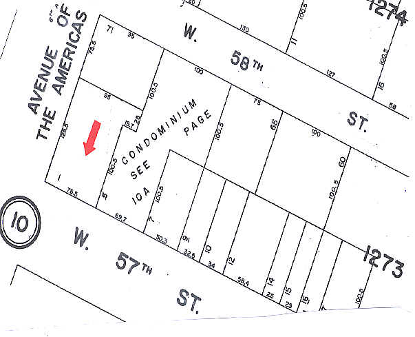 57 W 57th St, New York, NY à louer - Plan cadastral – Image 2 sur 20