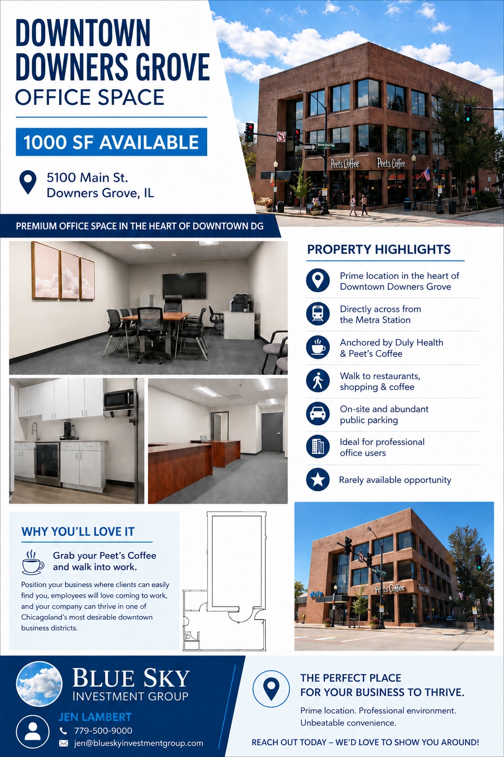 5100 Main St, Downers Grove, IL à louer Photo intérieure– Image 1 sur 5