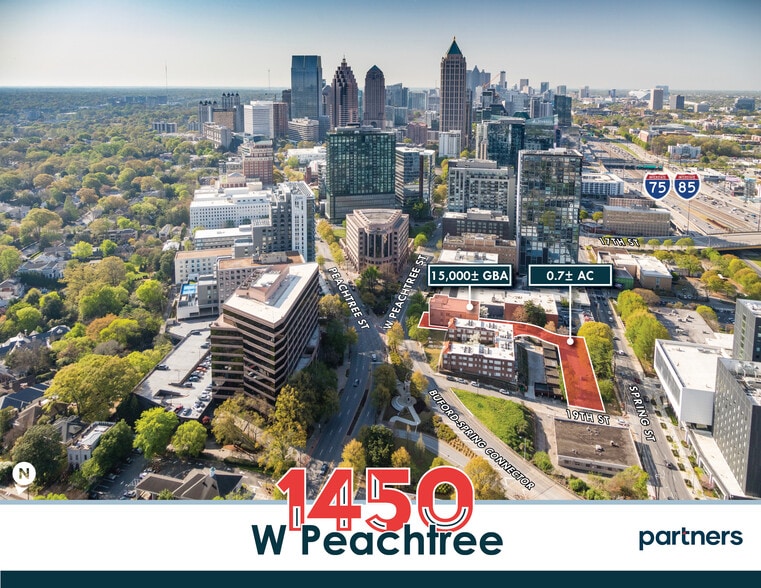 1450 W Peachtree St NW, Atlanta, GA à vendre - Aérien – Image 2 sur 9
