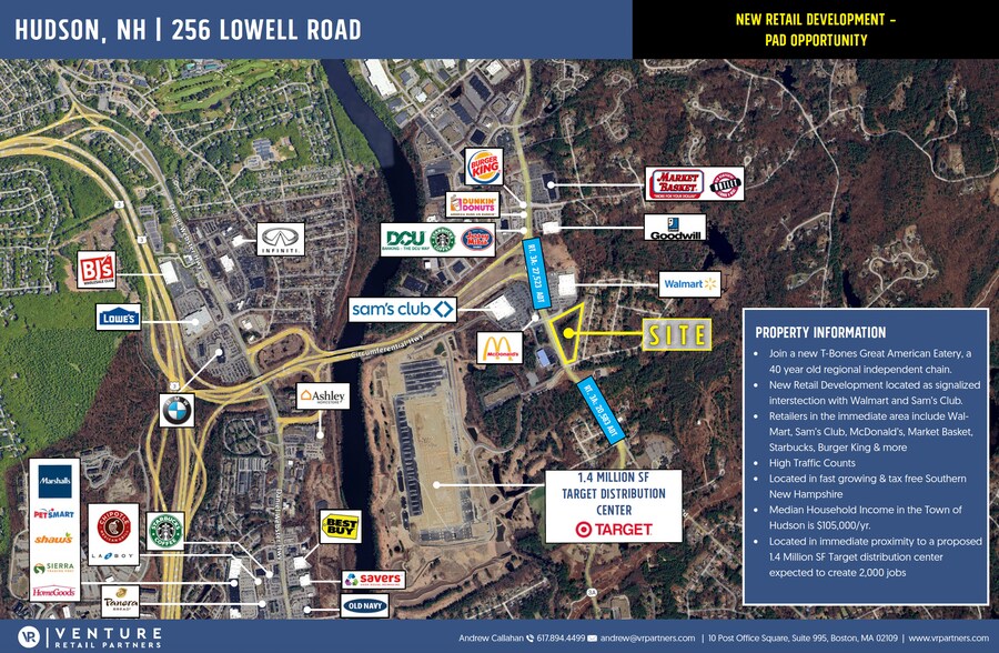 256 Lowell Rd, Hudson, NH à louer - Photo de l’immeuble – Image 1 sur 3