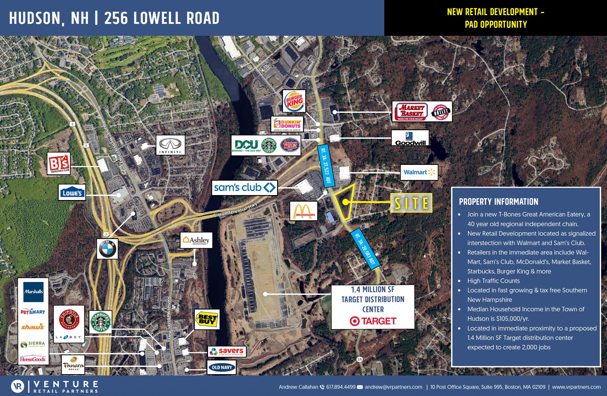 256 Lowell Rd, Hudson, NH à louer Photo de l’immeuble– Image 1 sur 4