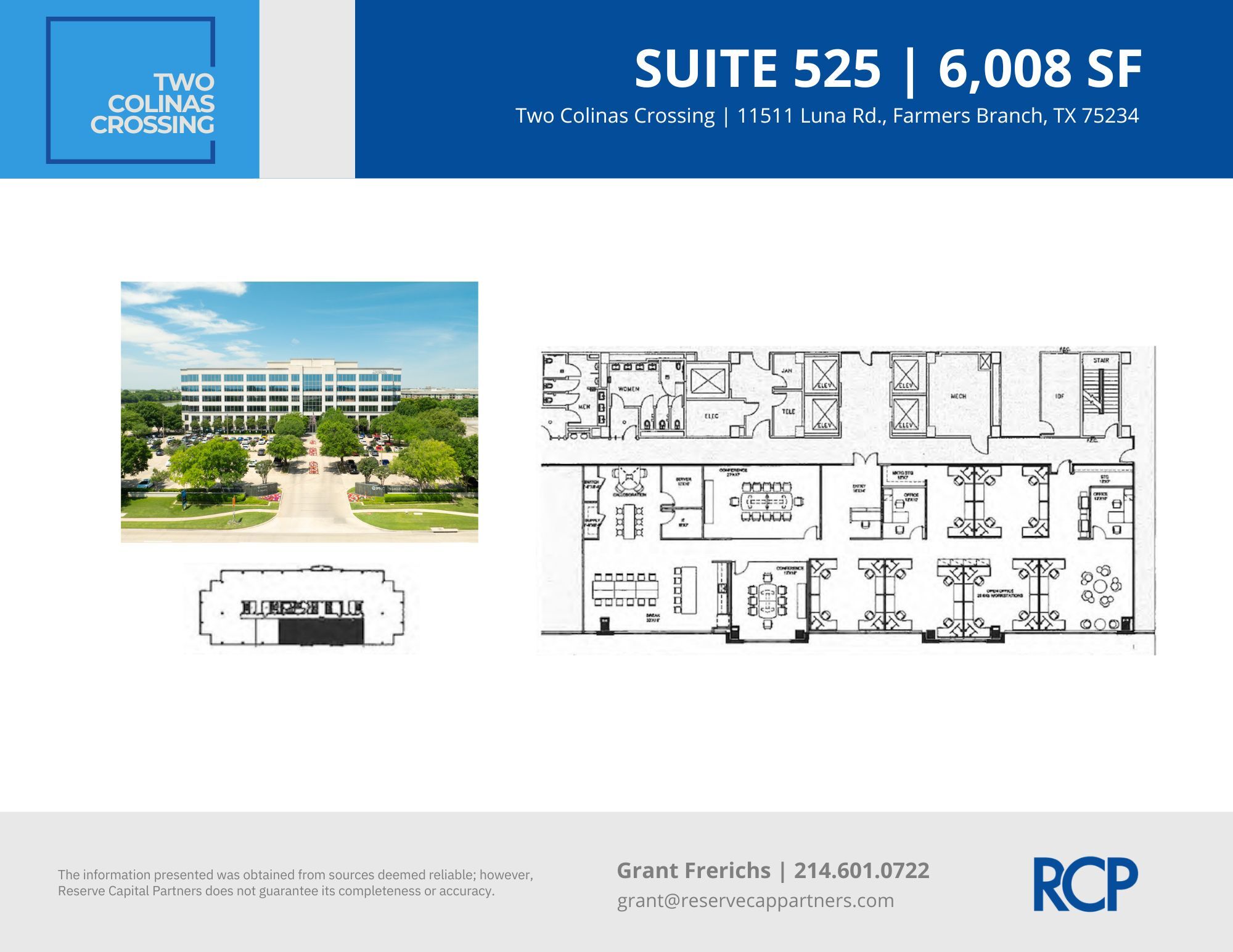 11511 Luna Rd, Dallas, TX à louer Plan d’étage– Image 1 sur 1