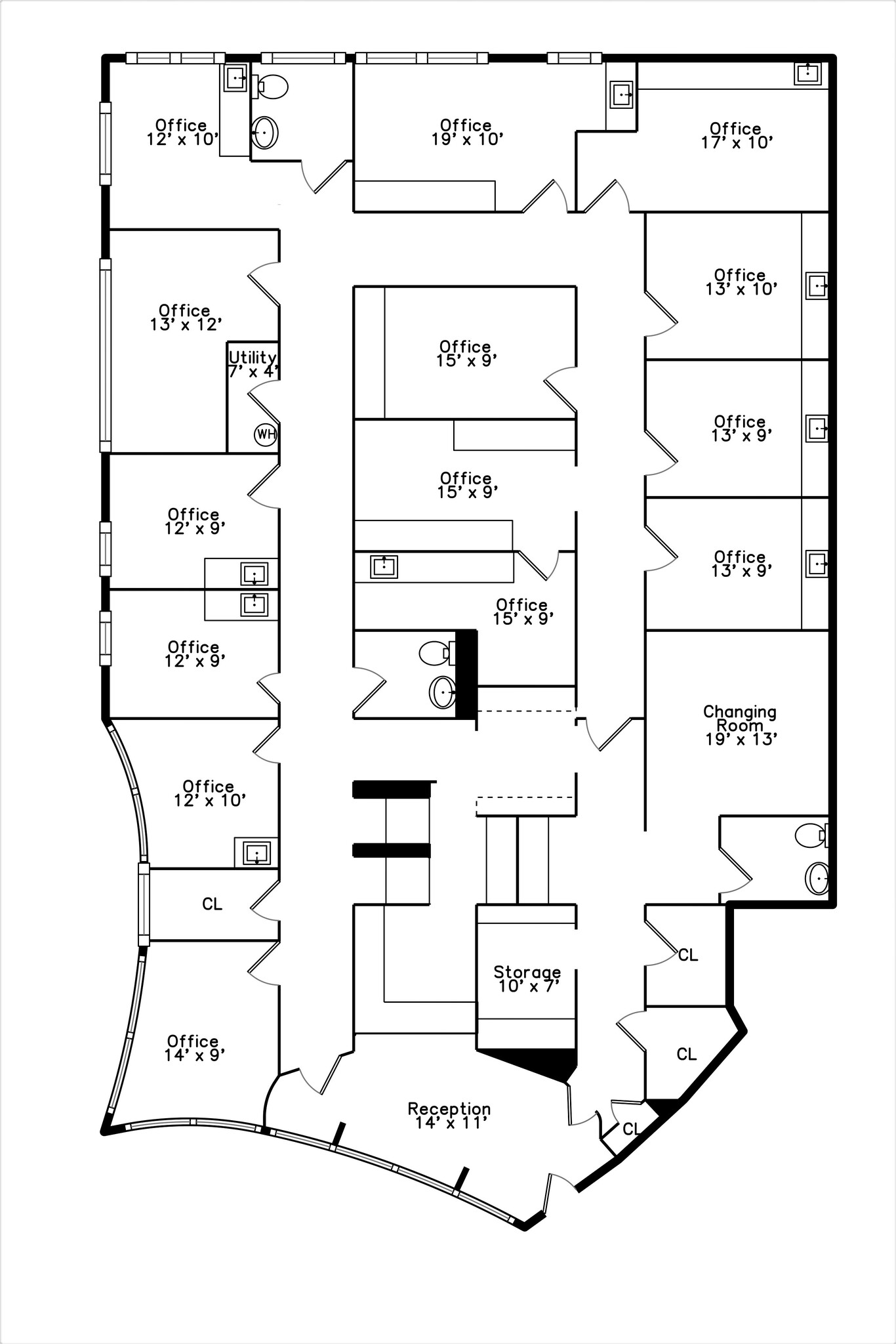 2088 Ogden Ave, Aurora, IL à louer Plan d’étage– Image 1 sur 3