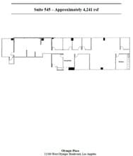 11500 W Olympic Blvd, Los Angeles, CA à louer Plan d’étage– Image 2 sur 2