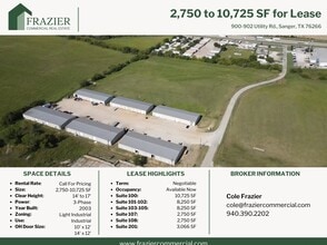 900 Utility Rd, Sanger, TX à louer Photo de l’immeuble– Image 1 sur 1