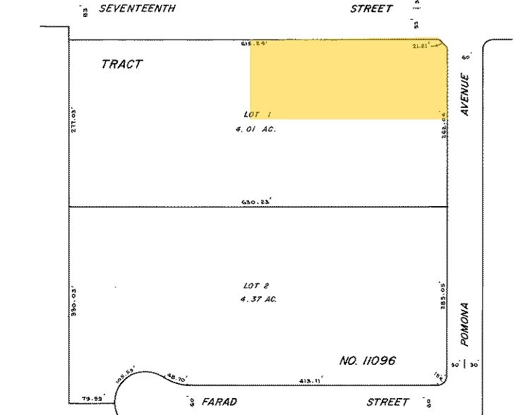 711 W 17th St, Costa Mesa, CA à louer - Plan cadastral – Image 2 sur 7
