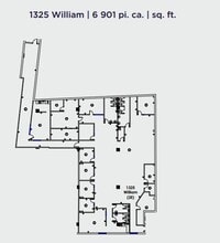1320-1390 Rue Barré, Montréal, QC à louer Plan d’étage– Image 1 sur 1