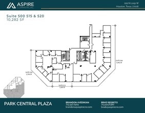 1111 N Loop W, Houston, TX à louer Plan d’étage– Image 2 sur 2
