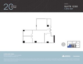 20 N Clark St, Chicago, IL à louer Plan d’étage– Image 1 sur 1