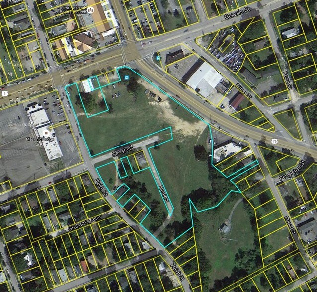 2334 Gervais St, Columbia, SC à vendre - Plan cadastral – Image 2 sur 2
