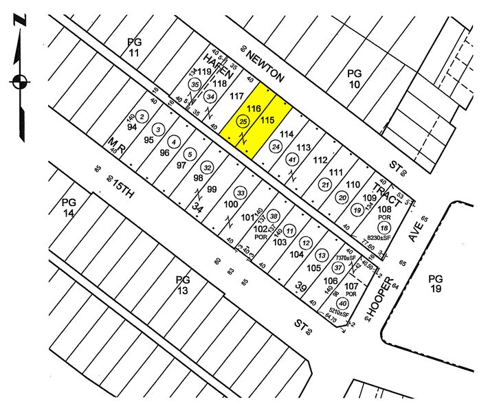 1400 Newton St, Los Angeles, CA à vendre - Plan cadastral – Image 2 sur 3